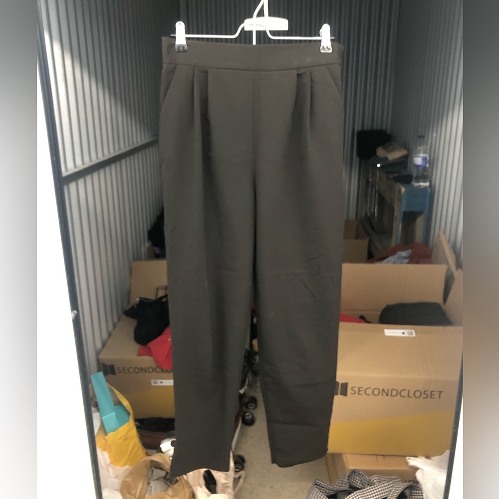 Black pleated pants ASOS